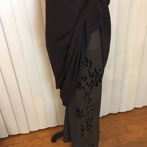 Max Studio, Long sleeveless Plum color elegant dress